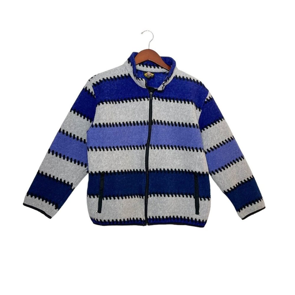 Vintage Sunbuster Performance Fleece Striped Pattern- NO Size